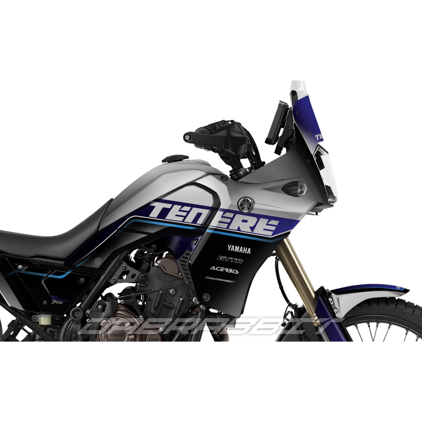 YAMAHA TENERE 700 / T7 stickerset (HF-BL)