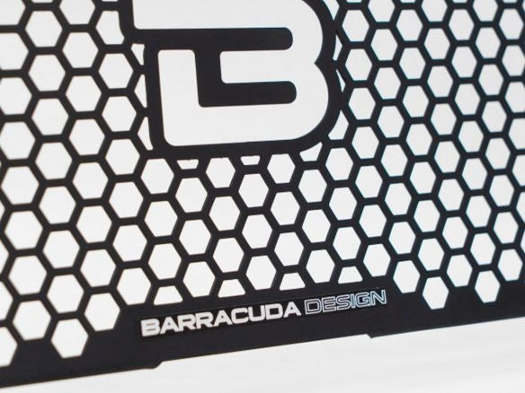 BARRACUDA RADIATOR COVER ALUMINUM BLACK KAWASAKI Z 650 2017-2022