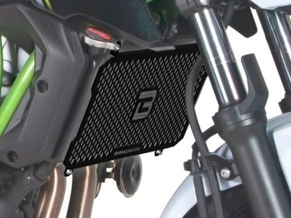 BARRACUDA RADIATOR COVER ALUMINUM BLACK KAWASAKI Z 650 2017-2022