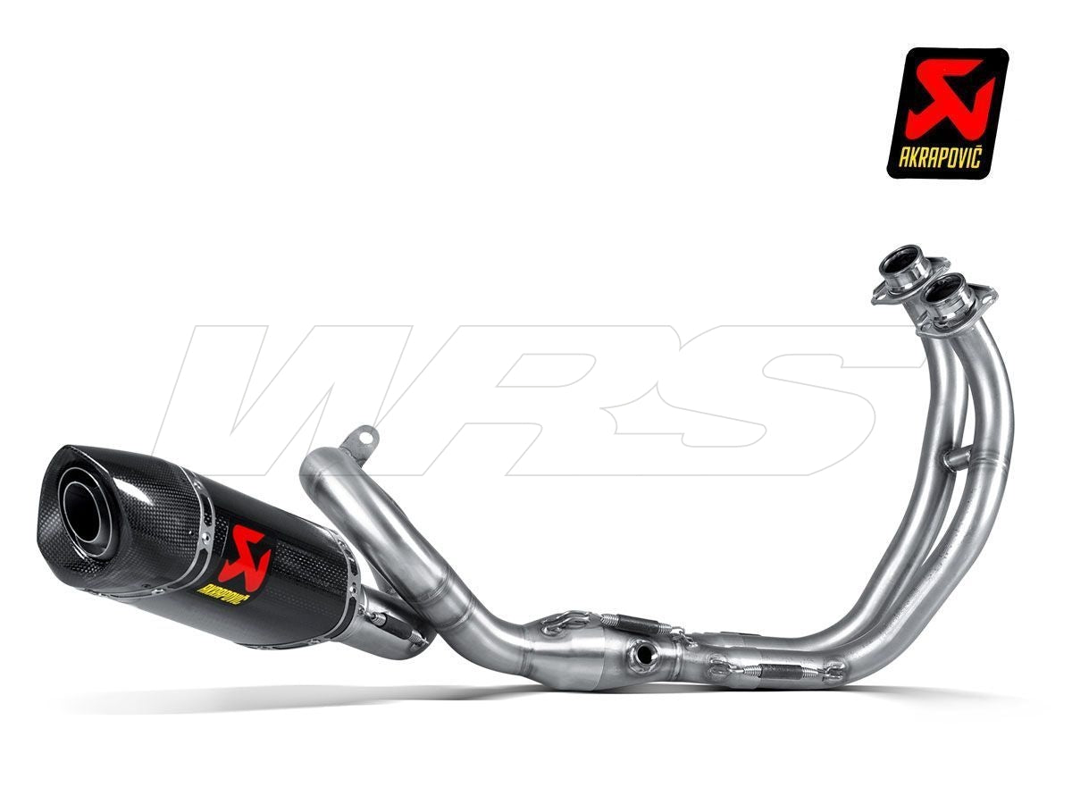 COMPLETE RACING EXHAUST AKRAPOVIC INOX CARBON YAMAHA XSR 700 2016-2024