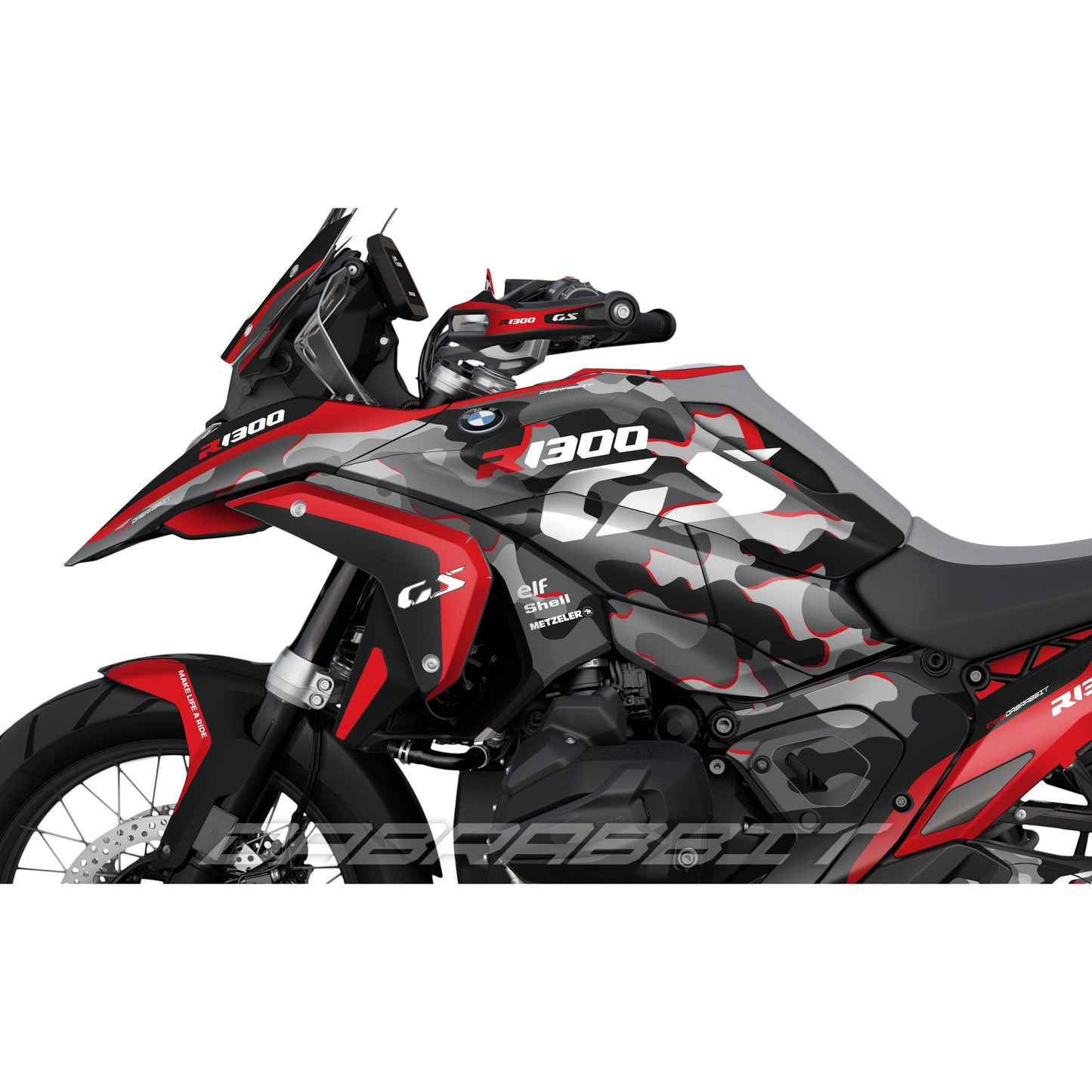 BMW R1300GS stickerset pack camo
