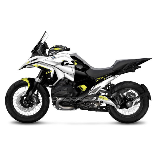 BMW R1300GS stickerset pack wit-fluo