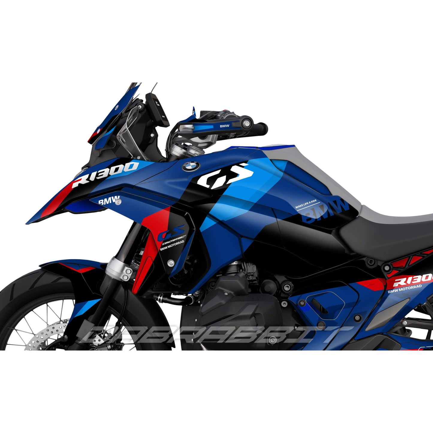 BMW R1300GS stickerset (ML-BL)