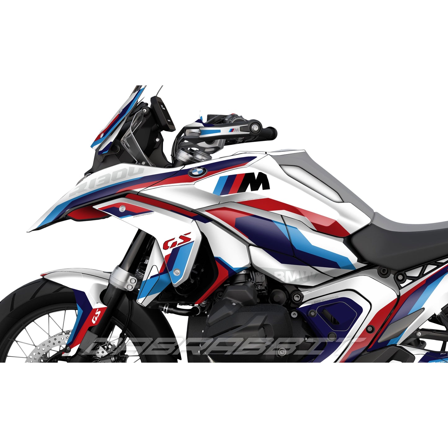 BMW R1300GS M stickerset wit Pack