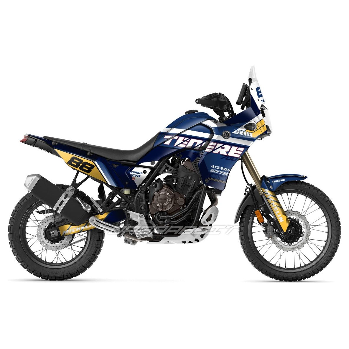 YAMAHA TENERE 700 / T7 stickerset (SD-BL)