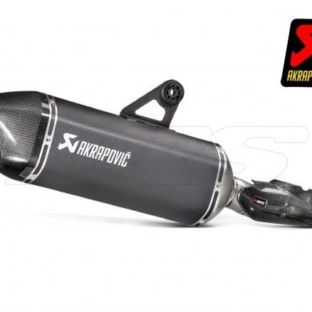 EXHAUST SILENCER AKRAPOVIC TITANIUM BLACK BMW R 1200 GS / ADV 2017-2018