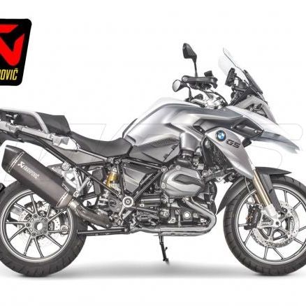 EXHAUST SILENCER AKRAPOVIC TITANIUM BLACK BMW R 1200 GS / ADV 2017-2018