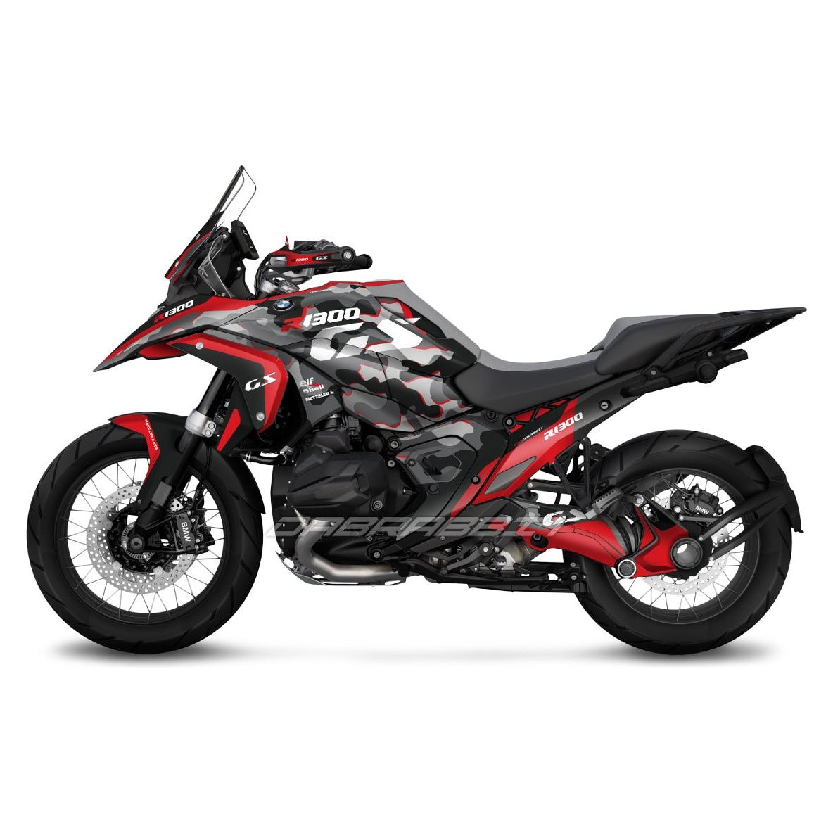 BMW R1300GS stickerset pack camo