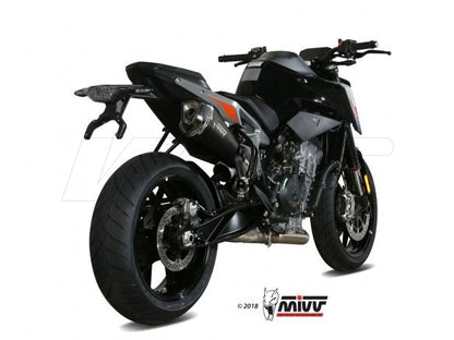 MIVV DELTA RACE BLACK STAINLESS STEEL SILENCER KTM DUKE 890 2020-2024