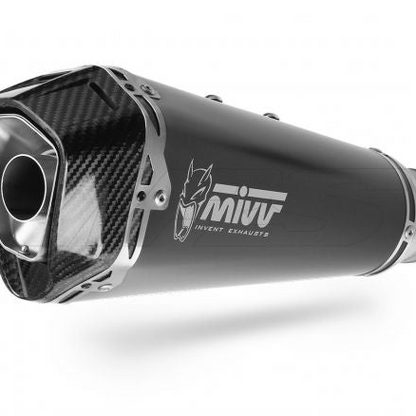 MIVV DELTA RACE BLACK STAINLESS STEEL SILENCER KTM DUKE 890 2020-2024