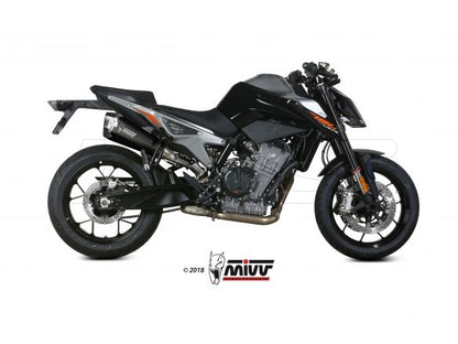 MIVV DELTA RACE BLACK STAINLESS STEEL SILENCER KTM DUKE 890 2020-2024