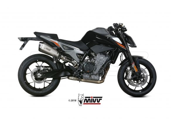 MIVV DELTA RACE STAINLESS STEEL SILENCER SLIP-ON KTM DUKE 890 2020-2024
