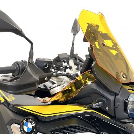 PAIR DEFLECTORS OVERSIZE WRS YELLOW BMW R 1200 GS ADVENTURE 2013-2018