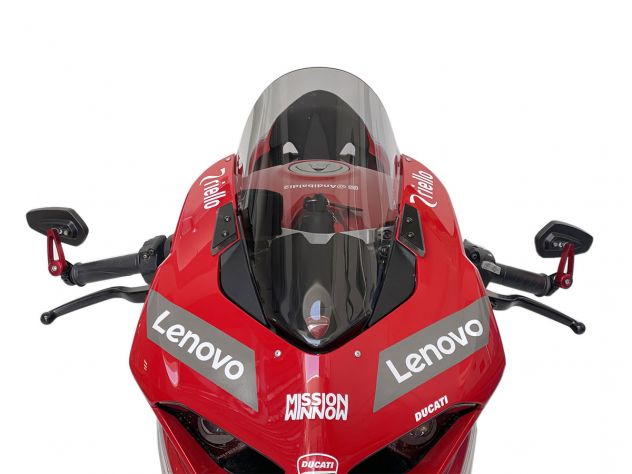 RACE HIGH WINDSCREEN WRS SMOKED +45MM DUCATI PANIGALE V4 / S 2018-2019