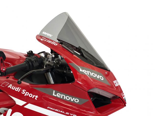 RACE HIGH WINDSCREEN WRS SMOKED +45MM DUCATI PANIGALE V4 / S 2018-2019