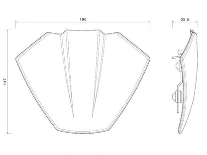 RIZOMA BILLET ALUMINUM HEADLIGHT FAIRING KIT DUCATI DIAVEL V4 2023