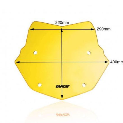 WINDSCREEN ENDURO WRS YELLOW BMW R 1200 GS / ADVENTURE 2013-2018