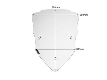 WINDSCREEN TOURING TRASPARENT WRS DUCATI MULTISTRADA V2 2022-2024
