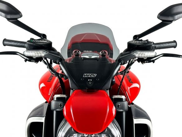 WRS WINDSCREEN SPORT DARK SMOKED DUCATI DIAVEL V4 2023-2024
