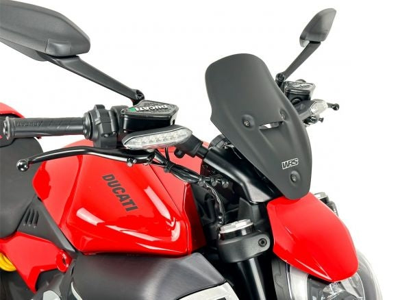 WRS WINDSCREEN SPORT MATT BLACK DUCATI DIAVEL V4 2023-2024