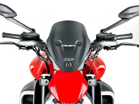 WRS WINDSCREEN SPORT MATT BLACK DUCATI DIAVEL V4 2023-2024