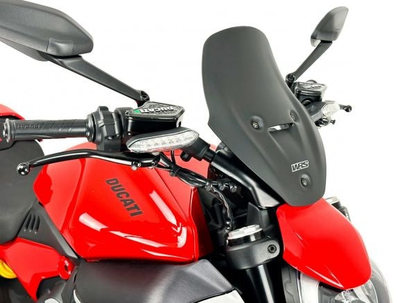 WRS WINDSCREEN TOURING MATT BLACK DUCATI DIAVEL V4 2023-2024