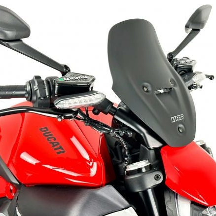 WRS WINDSCREEN TOURING MATT BLACK DUCATI DIAVEL V4 2023-2024
